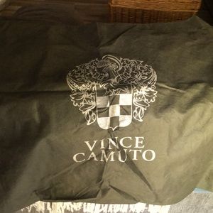 EUC Vince Camuto Purse Dust Cover, 23.5 X 25”. Dk brown😃 Draw string closure.